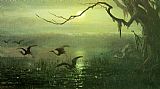William Holbrook Beard Canvas Paintings - Phantom Crane